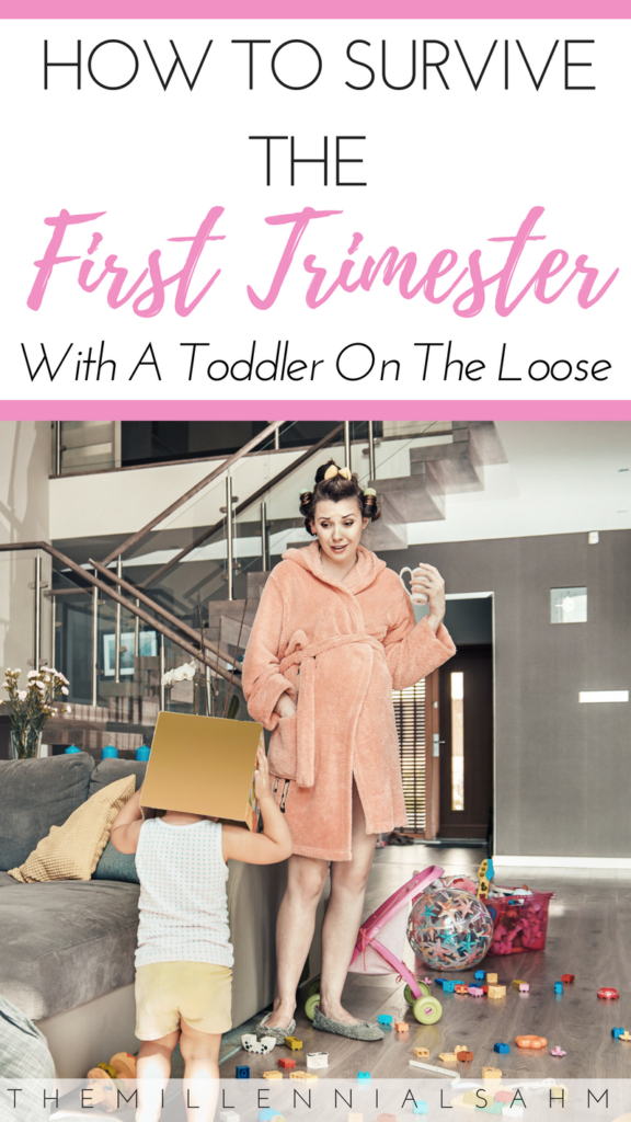 The first-trimester of pregnancy is tough but it can be a that much harder when you have a toddler to care for. Find out how to survive the first trimester, even if you have a toddler on the loose.