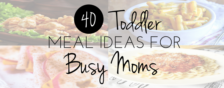40 Toddler Approved Meal Ideas For Busy Moms