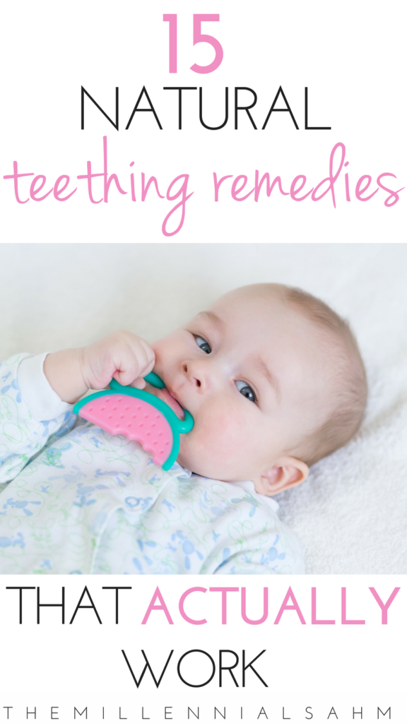 Looking to provide your little one with relief from their teething pain the natural way? Check out these 15 natural teething remedies that actually work. 