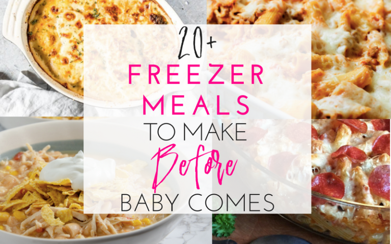 Make Ahead Freezer Meals For Expecting Moms