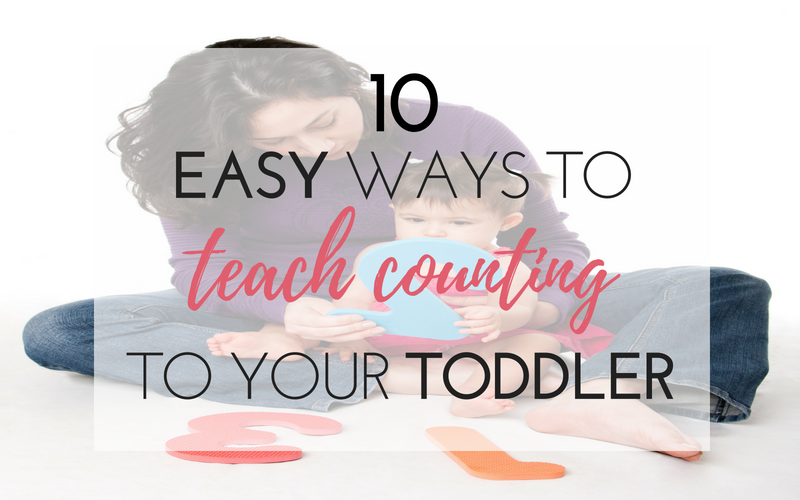 Looking for fun ways to introduce numbers to your toddler? If so, check out these 10 easy strategies to help you begin to teach counting to your toddler.