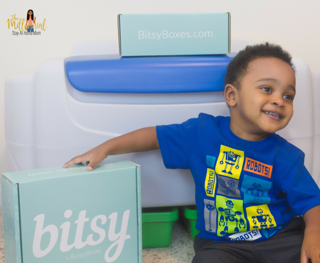 As much as I'd love to create Pinterest worthy activities for my oldest, I simply don't have the time with a newborn. Then I learned about the Bitsy Box!