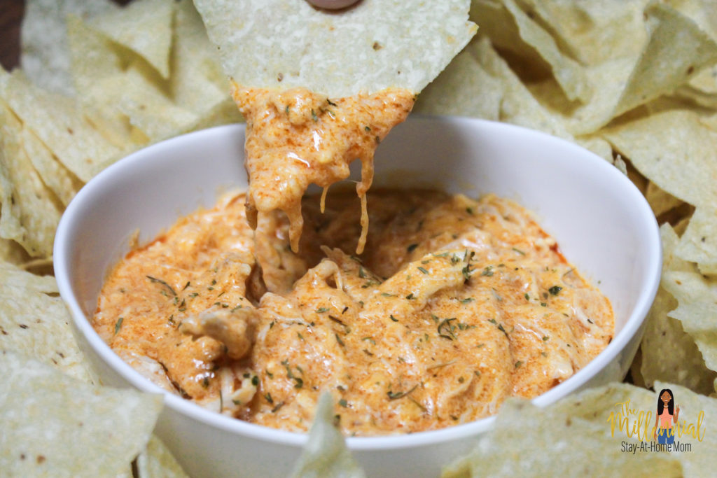 Grab your Instant Pot and Indulge in this super simple, delicious, creamy buffalo chicken dip! With only 6 ingredients, it's sure to be a hit for game day!