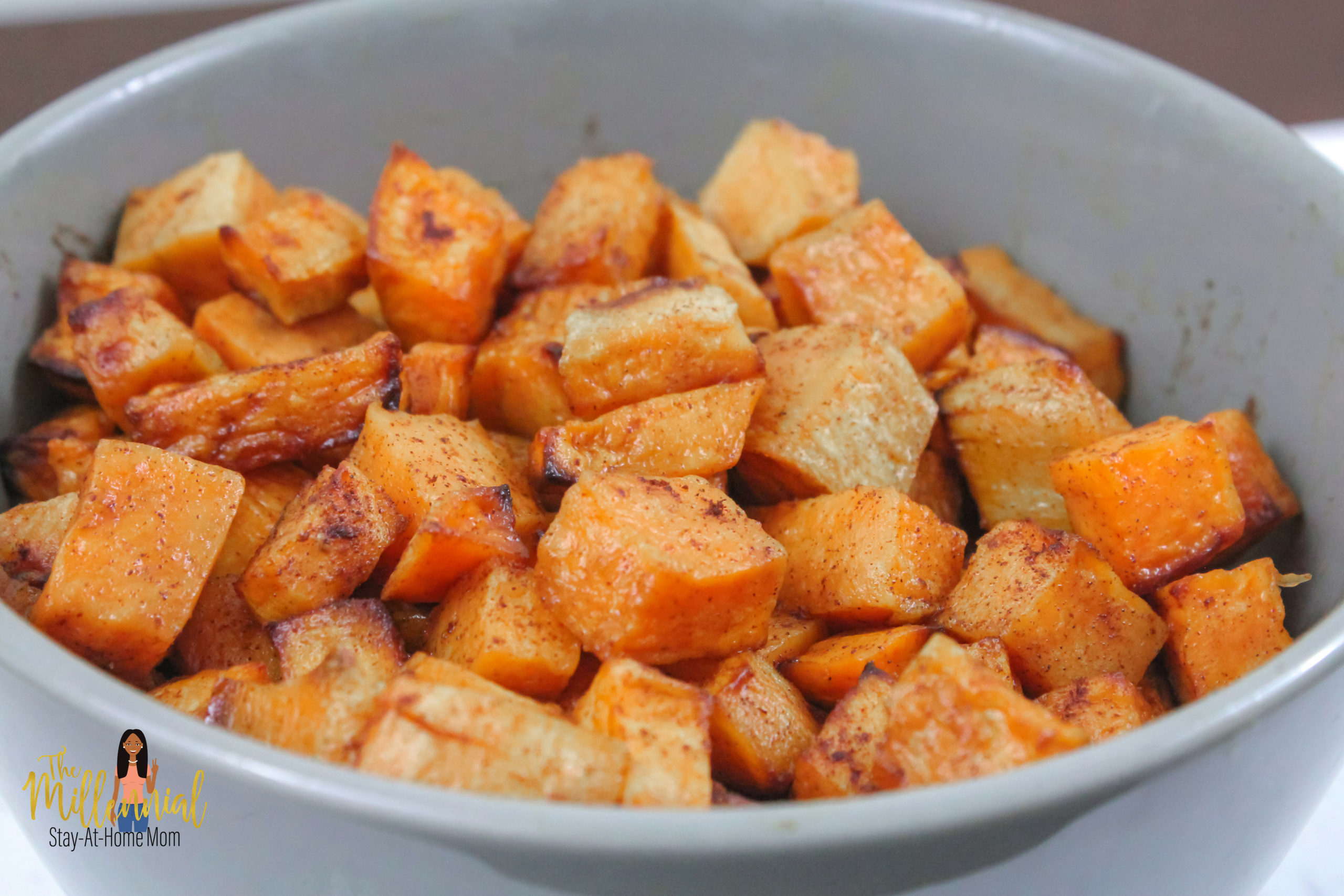 air fry sweet potato chunks