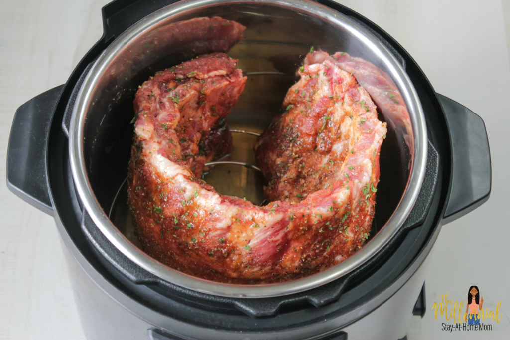 These fall off the bone, Instant Pot Baby Back Ribs are full of flavor and can be made in 25 minutes right inside the Instant Pot!