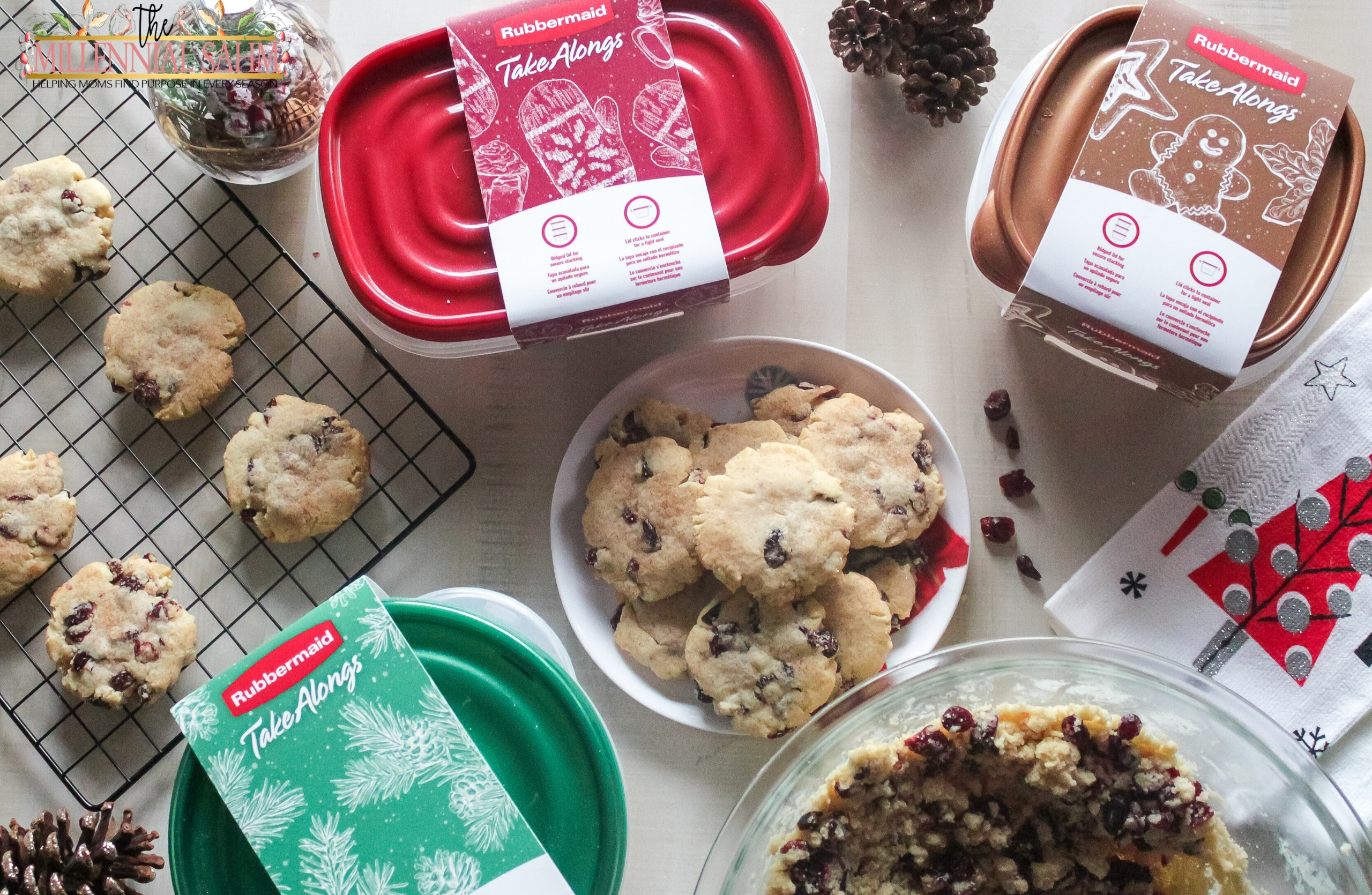 Learn three easy ways that you can host your very own stress-free Christmas Cookie Exchange, as well as a delicious Cranberry Cinnamon Sugar Cookie recipe that is sure to put your guests in the holiday spirit!