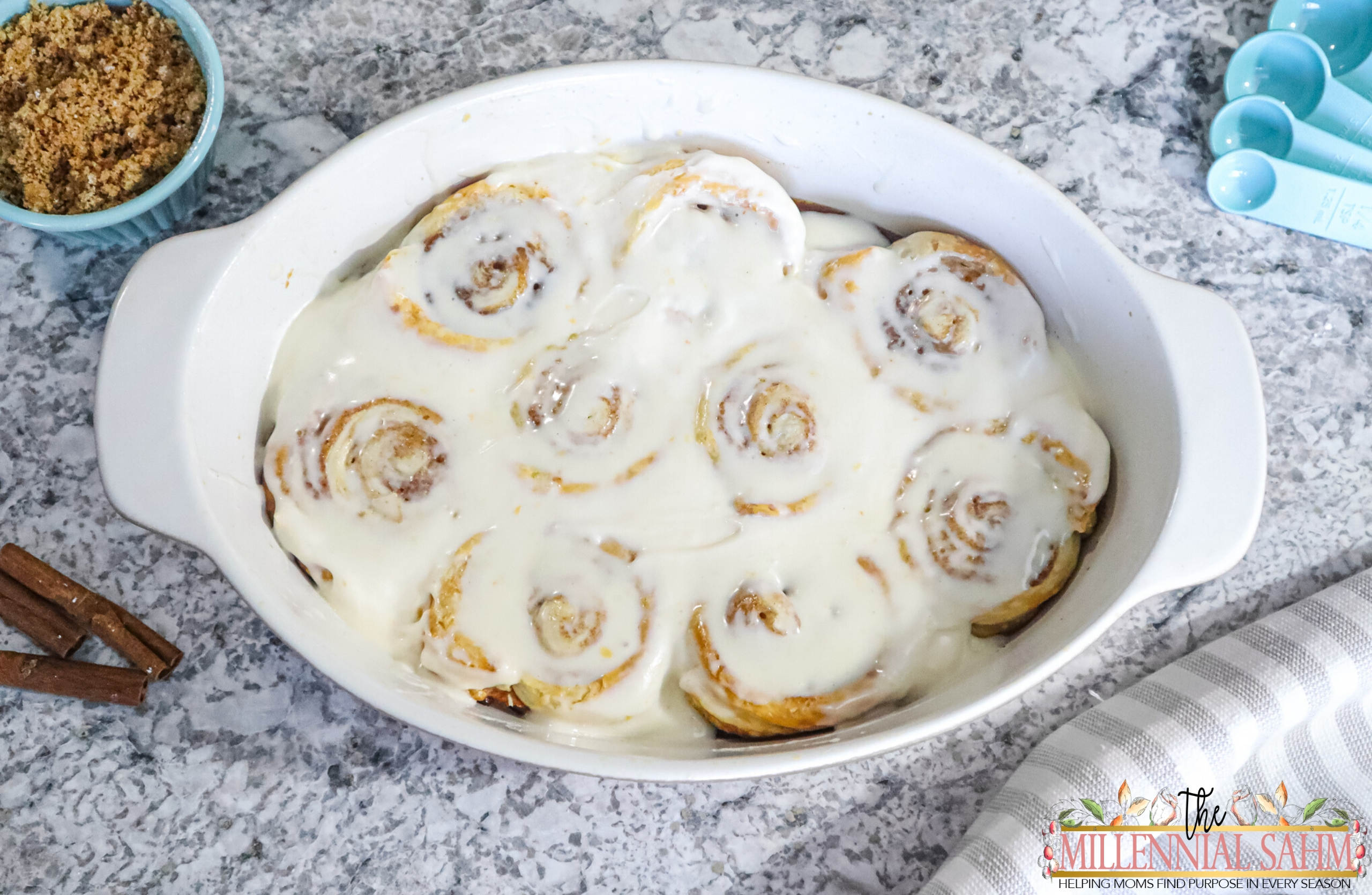Puff Pastry Cinnamon Rolls with Cream Cheese Icing are the perfect way to enjoy a classic dessert in half the time.