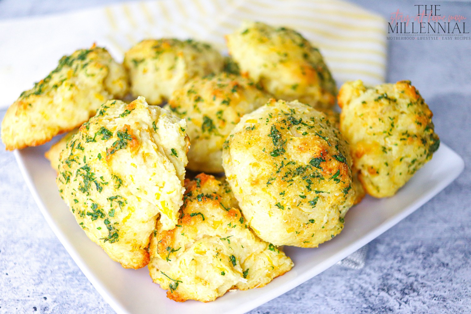 This easy Cheddar Bay Biscuits Recipe is made with two kinds of cheeses and easily comes together in only 30 minutes.