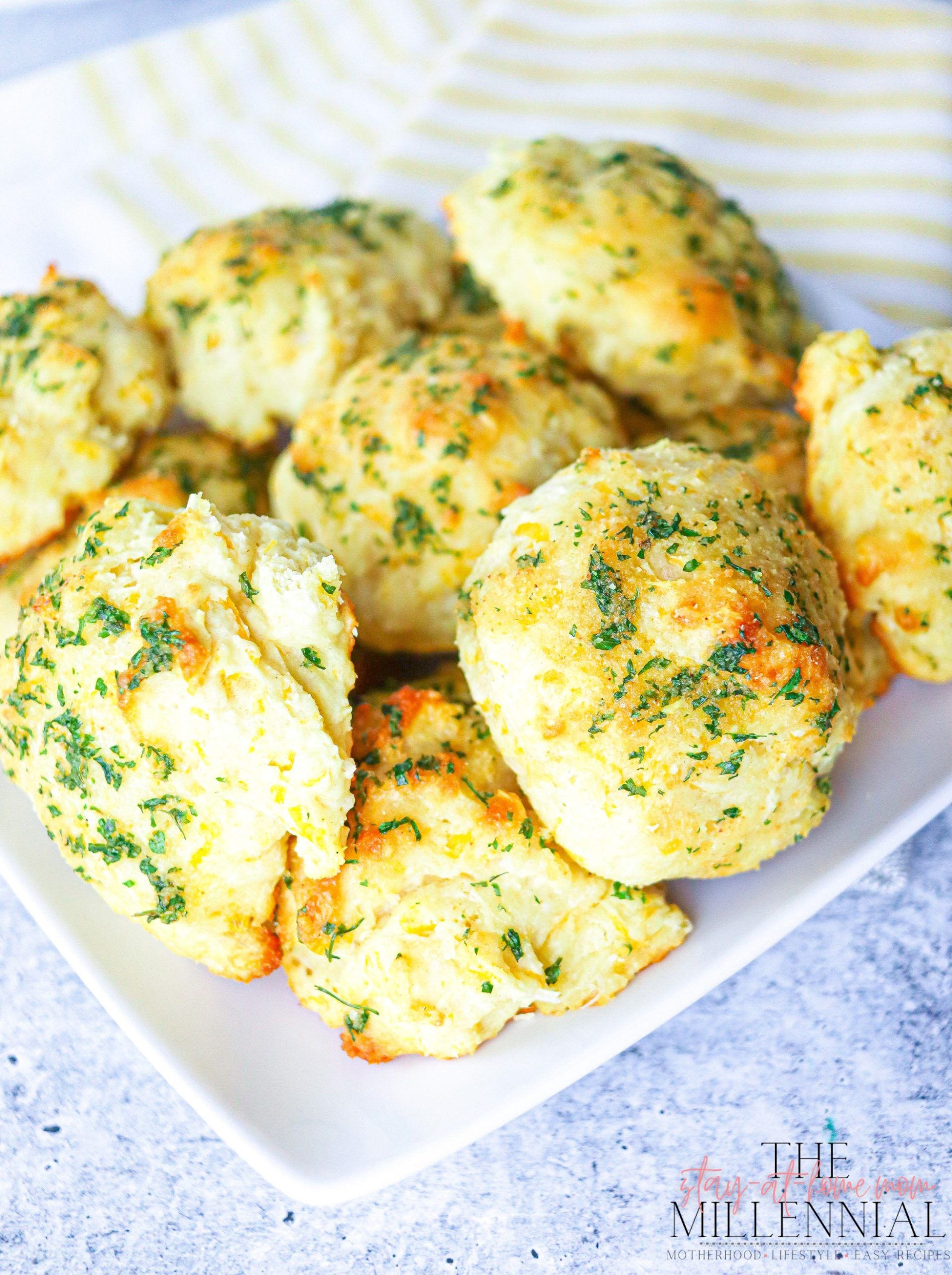 This easy Cheddar Bay Biscuits Recipe is made with two kinds of cheeses and easily comes together in only 30 minutes.