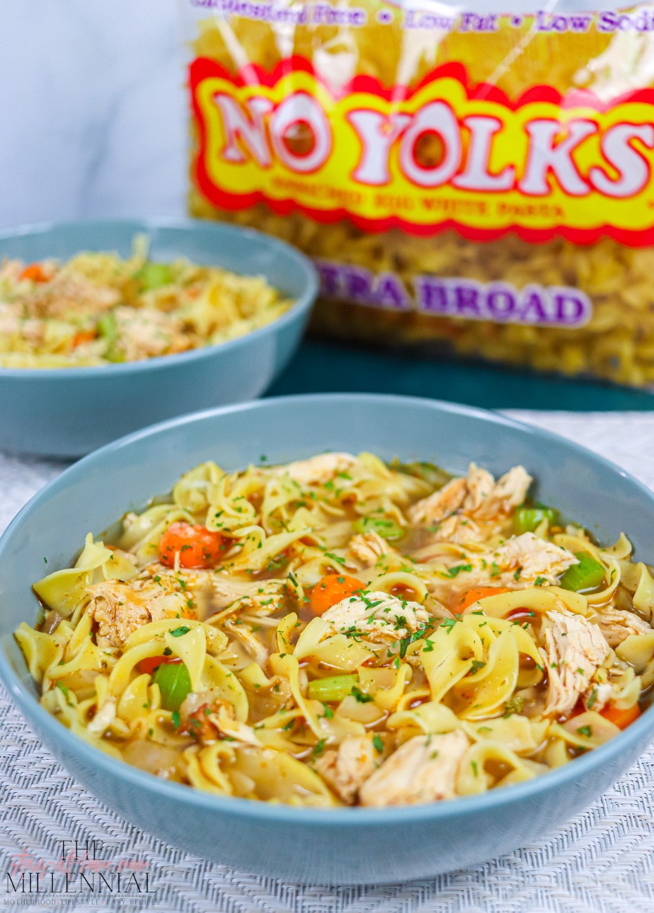 This Cajun Chicken Noodle Soup is everything you love about the classic chicken noodle soup with the perfect amount of Cajun flavor. 