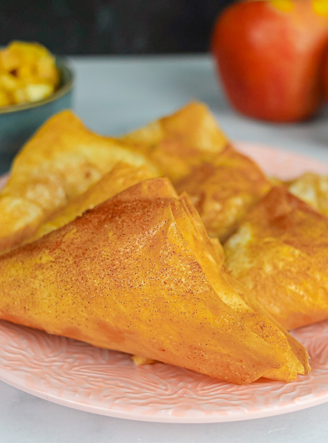 Air Fryer Apple Cinnamon Turnovers