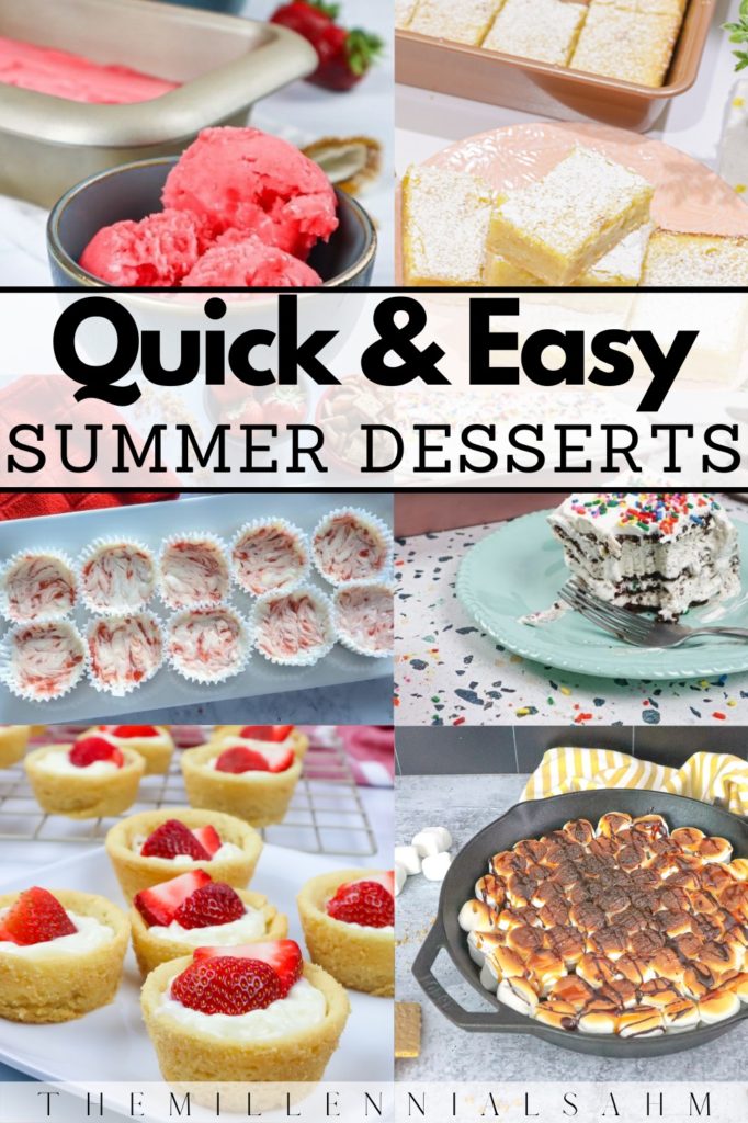 Not only are these the best Summer desserts, but they are so quick, easy to make, and absolutely delicious – perfect for summertime!