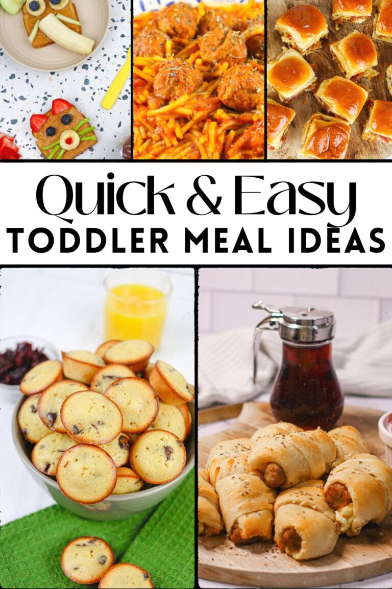 40 Toddler Approved Meal Ideas For Busy Moms