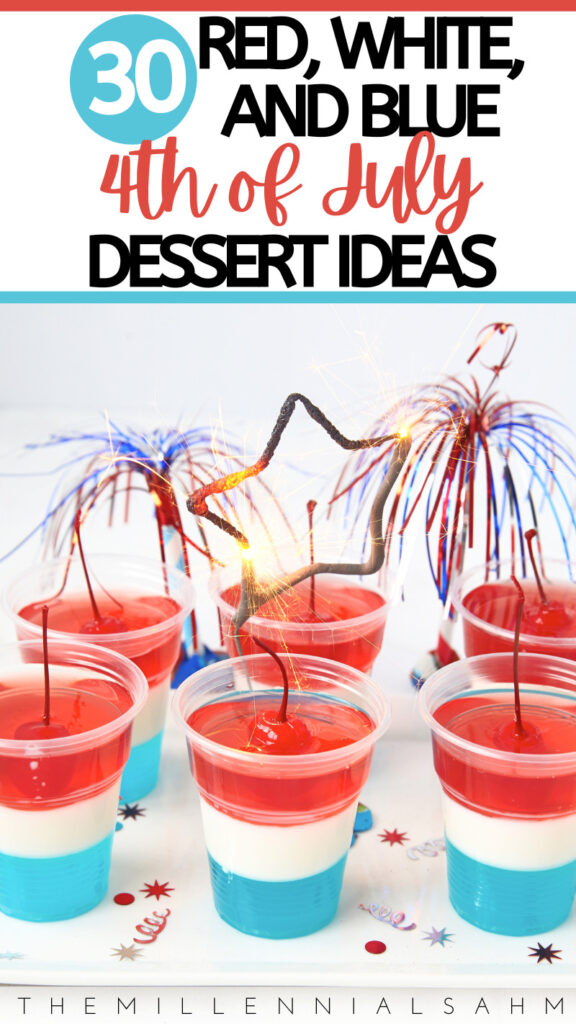 Whether you're looking for something easy to whip up the day of your 4th of July Barbecue, or if you're looking for something a bit more intricate, these red, white, and blue desserts are sure to get your mouth-watering and your creative juices flowing!