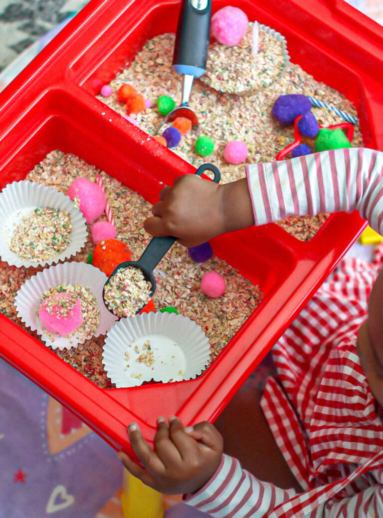 Sensory Play: Bakery Themed Sensory Table