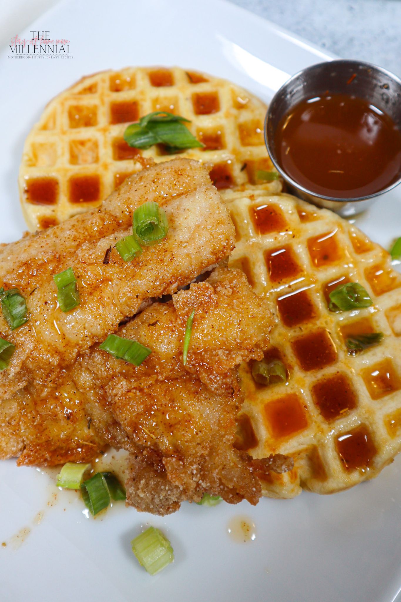 Catfish and Grits Waffles are the ultimate spin on a Southern Classic! A must-try for brunch or your next family gathering.