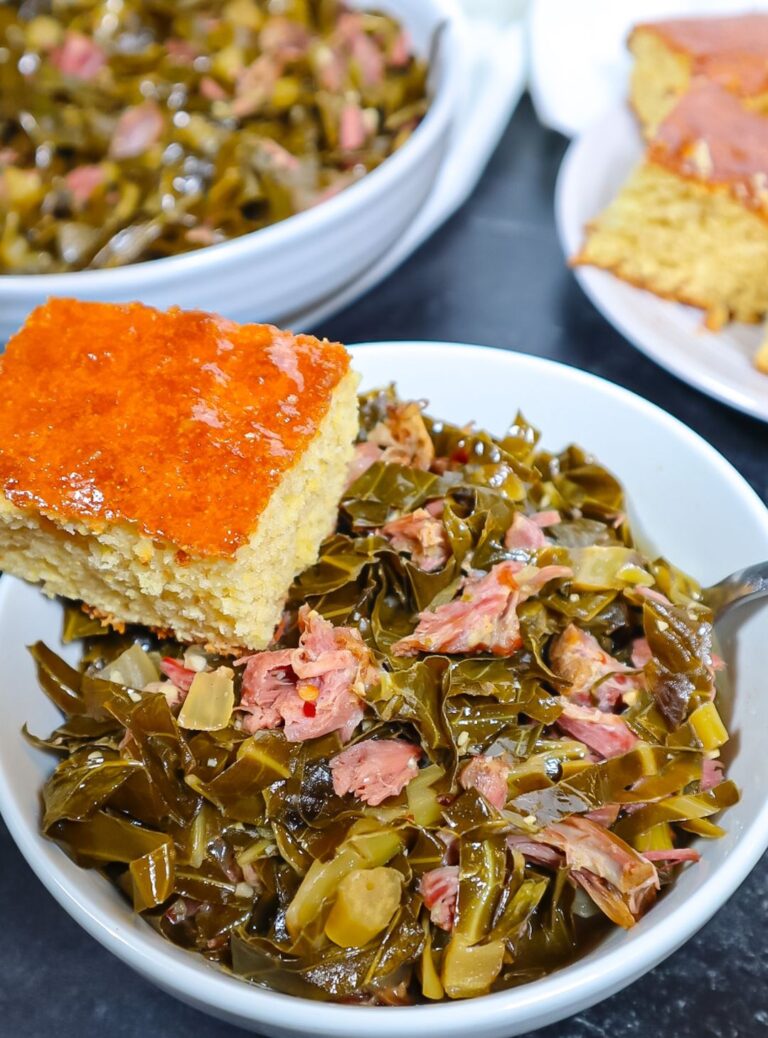 Slow-Cooker Collard Greens with Smoked Turkey